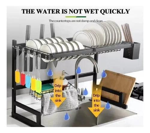 Rack escurridor y organizador de platos