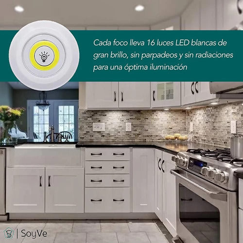 Bombillas X3 Luces Led Inalámbrica