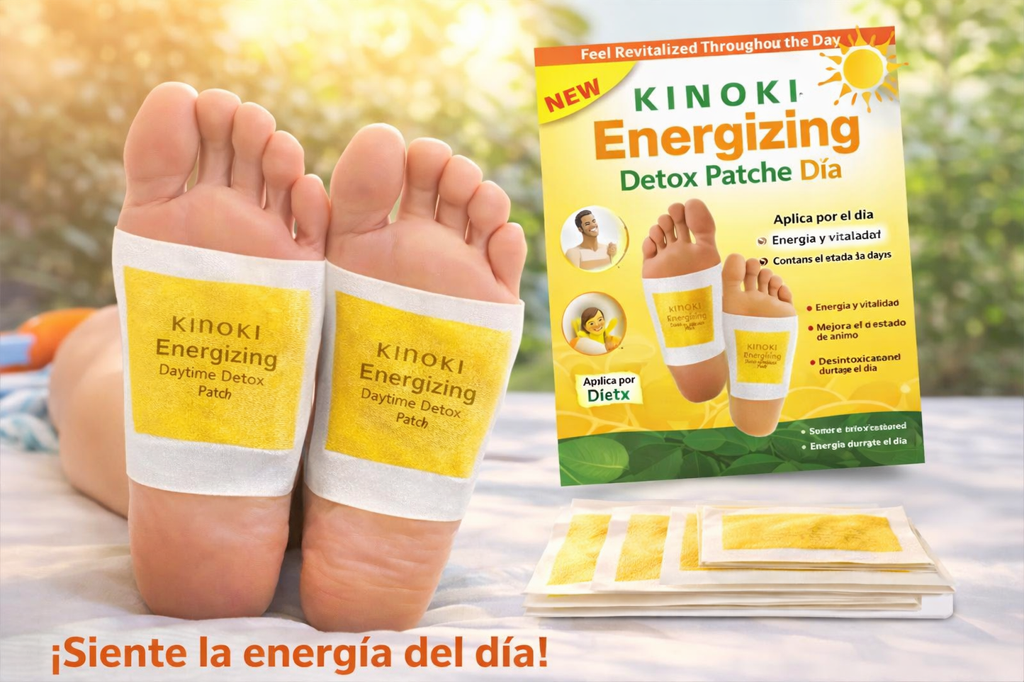 Parches Detox Kinoki Pies Desintoxicante