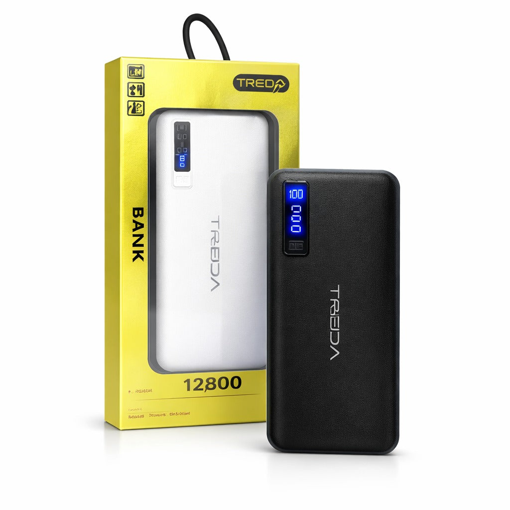 CARGADOR PORTATIL POWER BANK 12800 TREQA